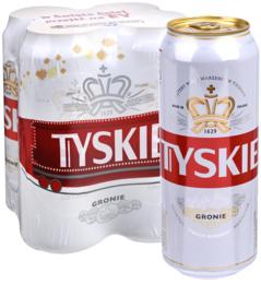 4-Pack Tyskie Bier 5,2% Vol. 500ml 4-Pack Tyskie Bier 5,2% Vol. 500ml